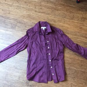 Banana republic non iron fitted button up